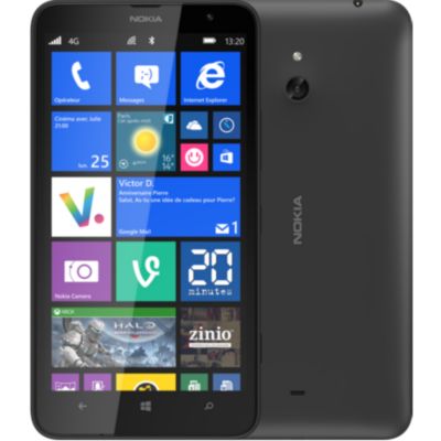Smartphone Nokia Lumia 1320 Noir ou jaune, 6 pouces HD et 4G pour 179€