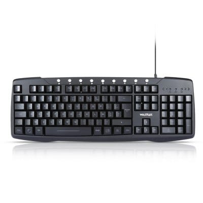 Clavier Gamer AZERTY Wolftrack 105 touches USB LED à 7€53