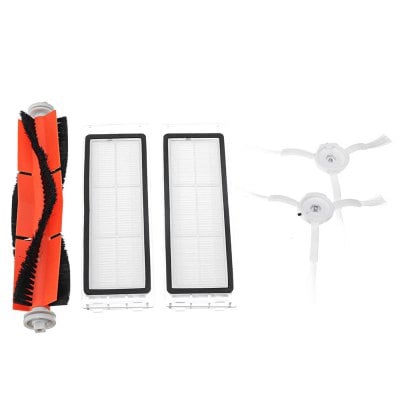 Lot de 5 accessoires Aspirateur Robot Xiaomi V1 Roborock S50 (2 Filtres Hepa + 1 Brosse centrale + 2 Brosses latérales) à 5€55
