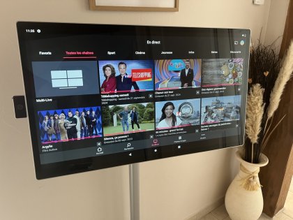Test Titan Army V32D4U Pro, grande tablette Android, TV ou Totem affichage dynamique interactif, à vous de choisir 