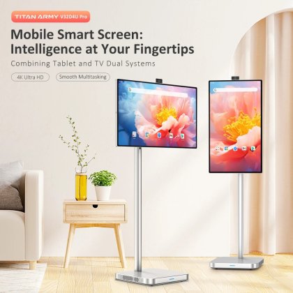 Titan Army V32D4U Pro, un écran 32 pouces tactile mobile autonome sous Android pour de nouveaux usages