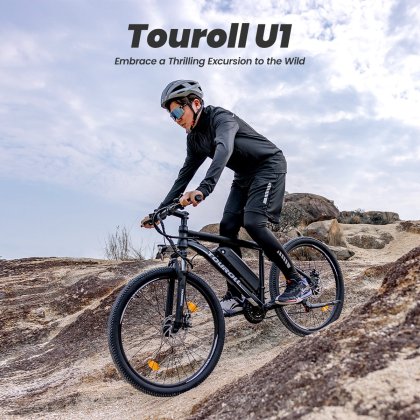 Touroll U1 un VTT électrique 21 vitesses, batterie 13 Ah en direct usine pas cher (569€)