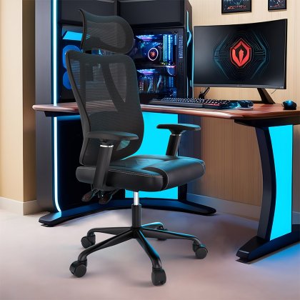 Chaise ACGAM CG-5455M, ergonomique pour travail bureau ou gaming au prix canon de 129€ livrée