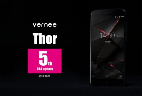 Vernee Thor, et une cinquième mise à jour OTA en route