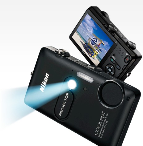 Appareil photo NIKON COOLPIX S1200PJ avec picoprojecteur PC/iPhone 129€90 