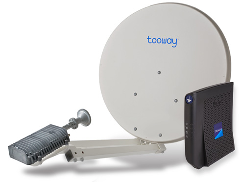 Gagnez un an d'Internet par Satellite avec Tooway
