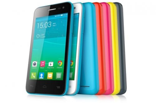 Alcatel onetouch Pop S3 4G blanc + 5 coques de couleur 57€00 après ODR 
