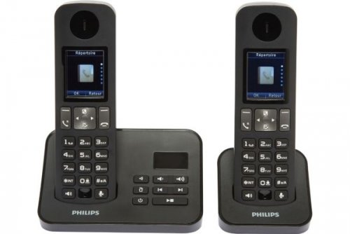 Téléphones fixes sans fil Philips avec repondeur dès 24€90 livré