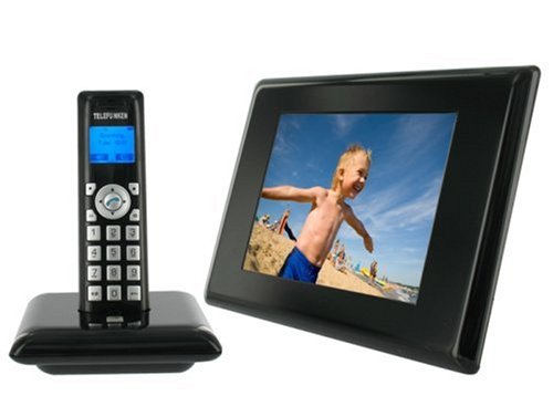 29€90 ! Téléphone DECT + cadre photo affichage appelant TELEFUNKEN DPFT 850 Easycall