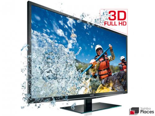 TV Toshiba LED 3D DivX USB RESEAU 117cm 46TL938F + lecteur BLU-RAY 3D DLNA à 576€99 livrés !