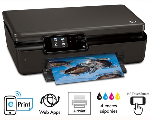 Imprimante AirPrint HP Photosmart 5510 e-All-in-One 49,95 € !