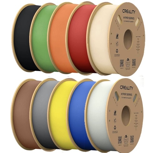 Lot de 10 kilos de filaments Creality Hyper Pla, impression rapide, 10 couleurs différentes à 129,99€ (Entrepôt UE)
