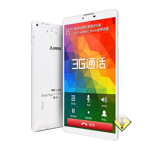 Tablette Android 3G TECLAST P80, 8 pouces, 4 Coeurs IPS HD 96€ en vente flash