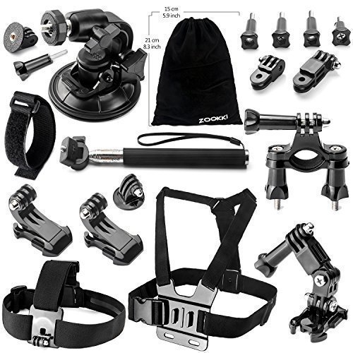 Pack 18 accessoires Gopro / Xiaomi YI / Sjcam à 9€99