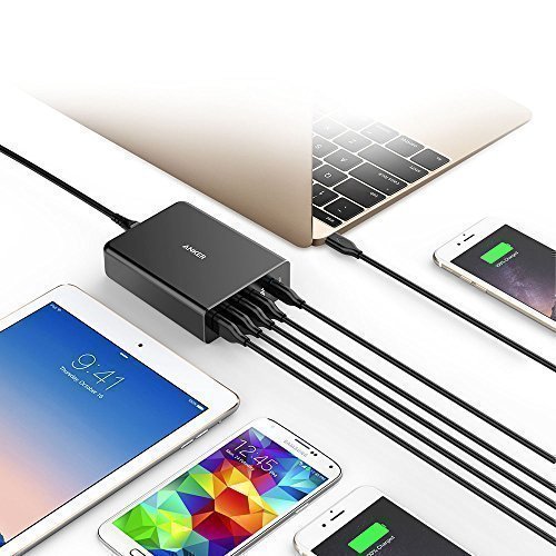 Chargeur 5 ports USB dont 1 USB-C Anker PowerPort+ compatible Xiaomi Mi Notebook Air à 29€99 @ Amazon