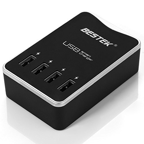Chargeur USB 4 Ports charge adaptative 30W 6A BESTEK à 3€99 @ Amazon