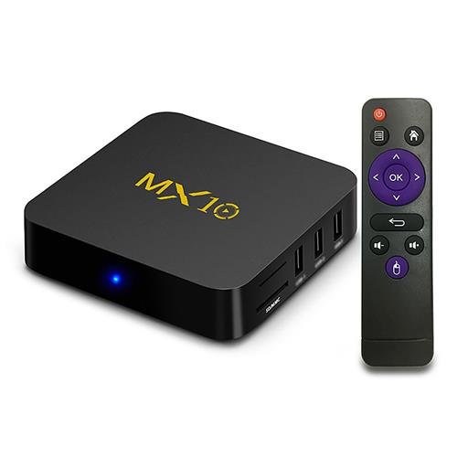 Nouvelle Box TV Android 4K MX10 avec RK3328, Android 8.1 et 4/32 Go à 42€19