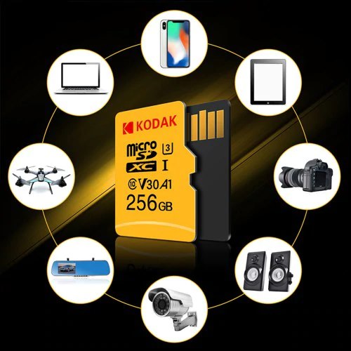 Carte mémoire Kodak SDXC 256 Go classe 10 U3 à 31€50