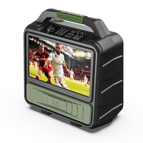 MONSTER VMAY, TV/enceinte d'extérieur 2‑en‑1 15,6” 60 Watts à 99€ (-60%) !