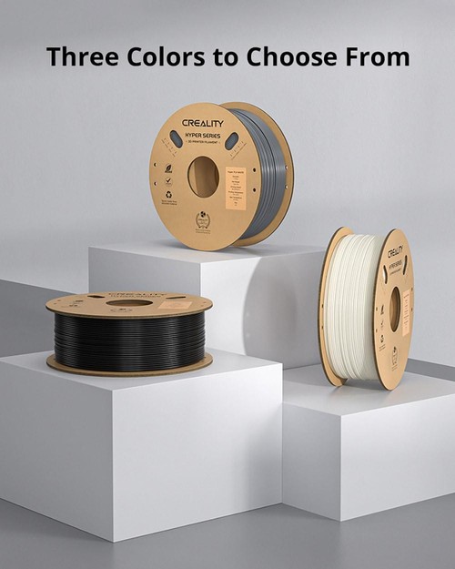 4kg filament Hyper-ABS Creality, 3 couleurs au choix, 54€ stock EU