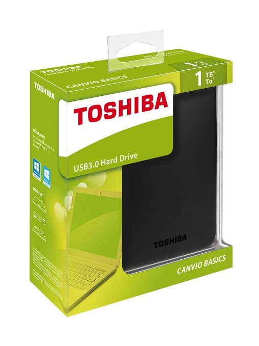 Disque Dur 1To portable Toshiba à 52€33 livré