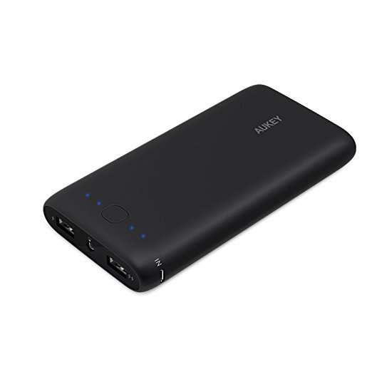 AUKEY Batterie Externe 20000mAh 2 Ports USB 18€99 livrée