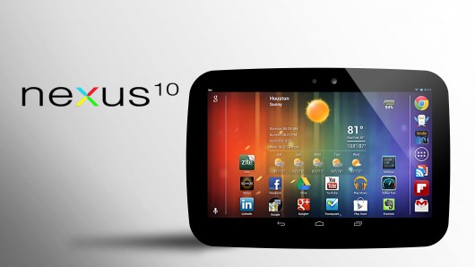 Tablette Google Nexus 10 écran 2560 x 1600 pixels à 245€14 livrée