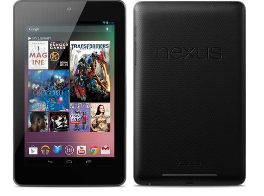 Et voici la tablette Google Nexus 7