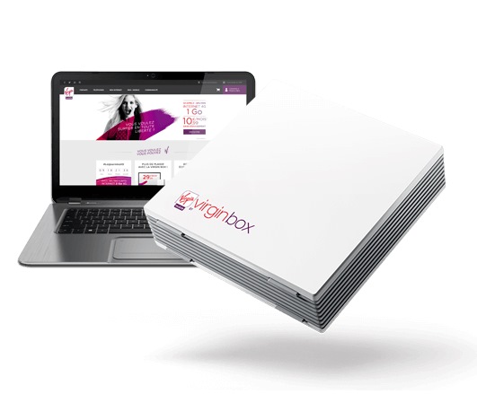 Abonnement ADSL Virgin Box Triple Play (Téléphone et TV) pour 1€99