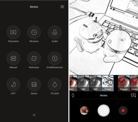 L'application Photo Xiaomi est identique quelque soit le modèle