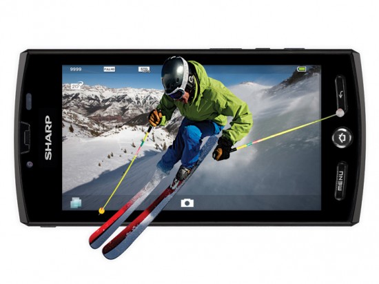 Smarphone Android 3D Sharp Aquos 1.4GhZ, 4.3 pouces, 8 Mpixels... 107€ livré -75% Vite ...