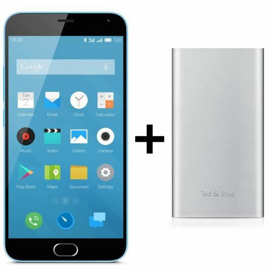Smartphone Meizu M2 4G et Batterie Powerbank à 84€ livré (via ODR) - Test disponible