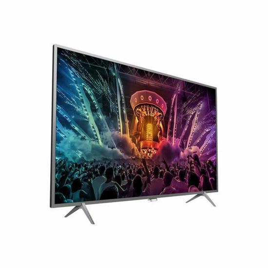 TV LED 4K PHILIPS 49PUS6401, 49", Ambilight , Android TV compatible MyCanal à 489€99 livrée