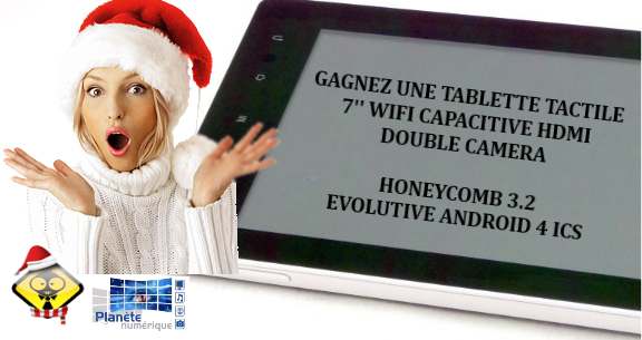 Gagnez une tablette tactile Ainol Novo7 Basic Honeycomb !