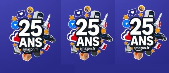 25€ de réduction sur Amazon pour 75€ d'achat