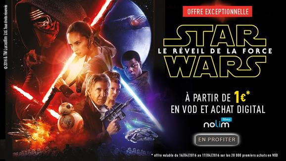 Star Wars, le réveil de la force dès 1€ en VOD !