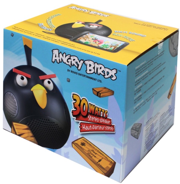 Enceinte Gear 4 Angry Birds Black Birds iPod/iPad à 12€59 livrée