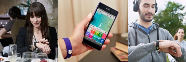 Bracelet connecté Sony SmartBand SWR10 avec 3 bracelets taille L à 9.99€