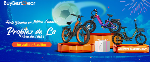 Vente d'été vélos électriques ENGWE et VAKOLE chez BuyBestGear