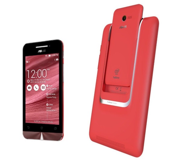 Tablette et Smartphone Android Padfone mini F400CG blanc ou rouge à 99€ (80€ ce jour)