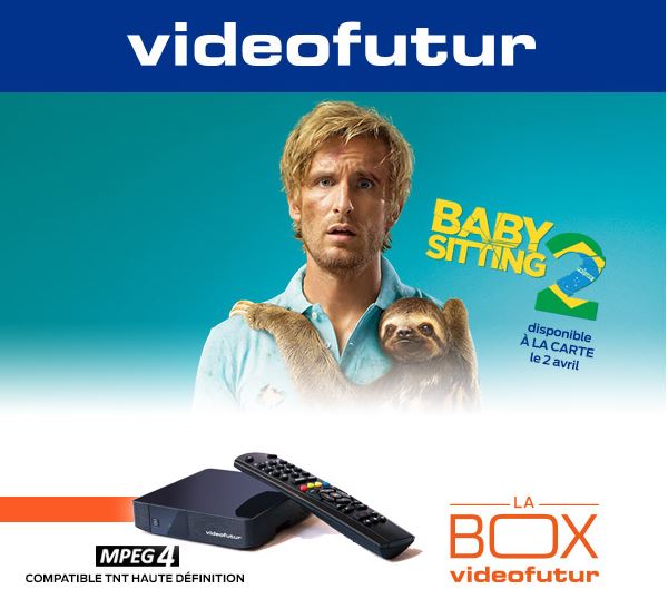 Box TV TNT VideoFutur, VOD illimité, Disney Channel, etc. à 12€ pour un an