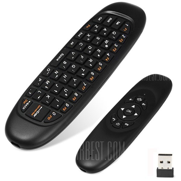 Télécommande Gyroscopique, clavier et fonction souris à 3€80
