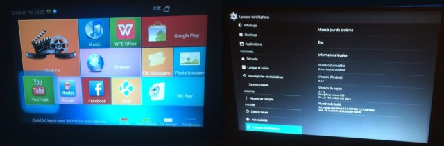 L'interface Android