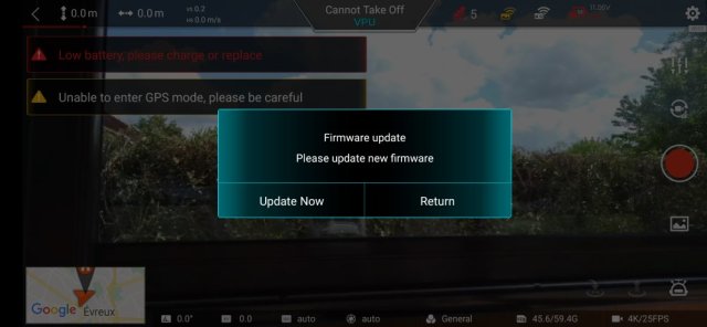 Une mise à jour de firmware