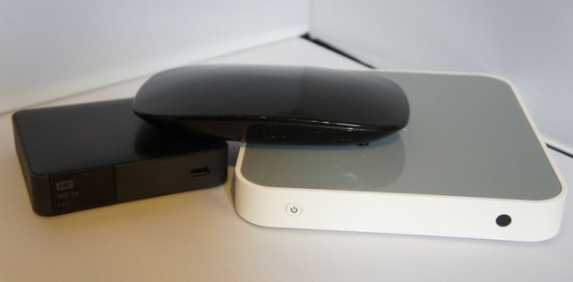 Un WD TV Live Streaming, la Linkbox et la Box Android GV6