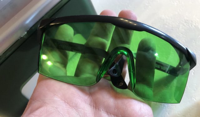 Les lunettes fournies