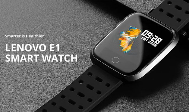 Lenovo E1, la montre connectée au look Apple Watch sans le prix (25€)