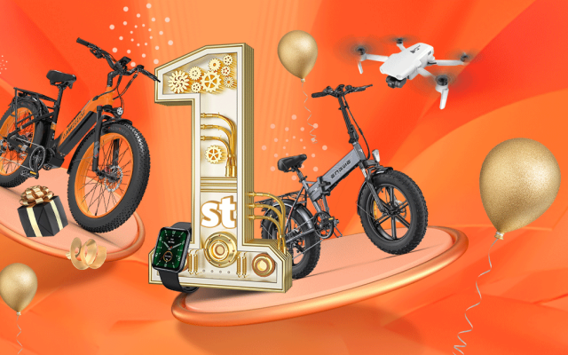Anniversaire buybestgear, des vélos electriques et graveuses Laser en promotion