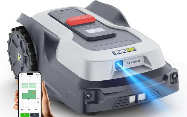La tondeuse Robot sans Fil RoboUP T600, double caméra IA (…)