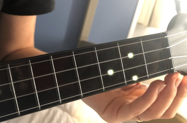 Le concept allumer les LED pour savoir où placer les doigts : simple et efficace